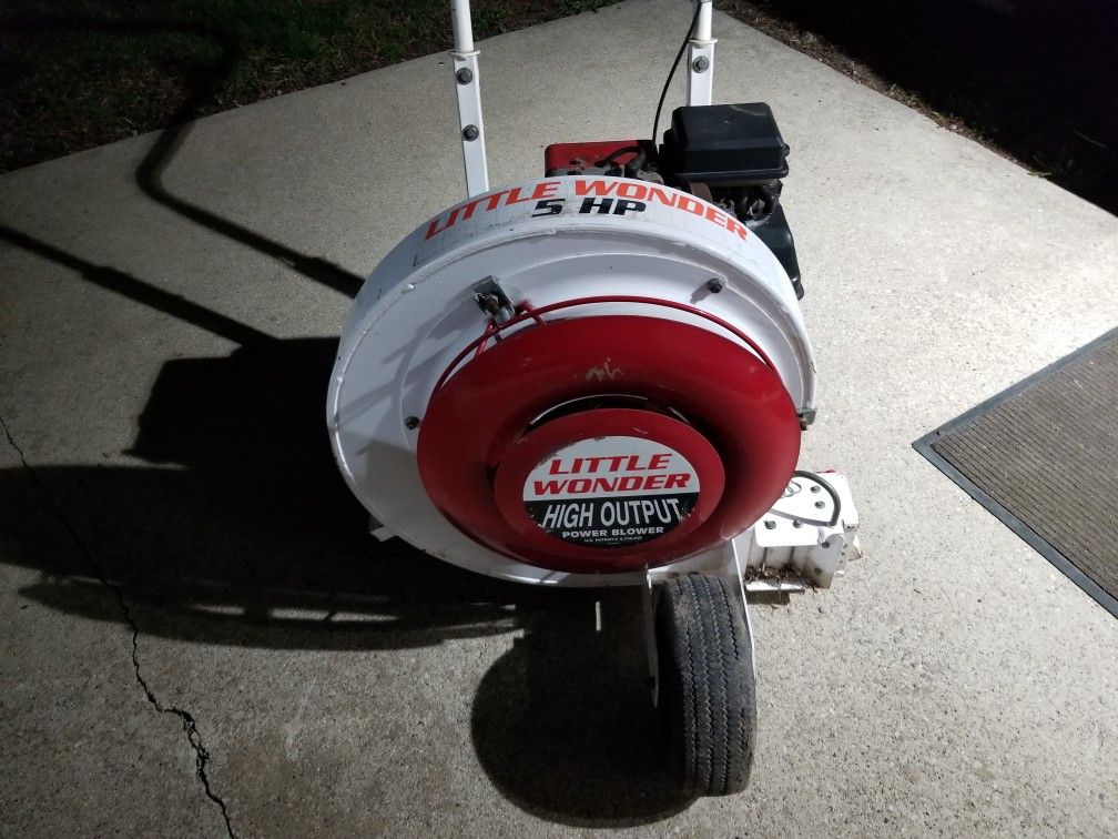 Little Wonder blower 5hp