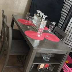 Counter Height Table With 4 Chairs 