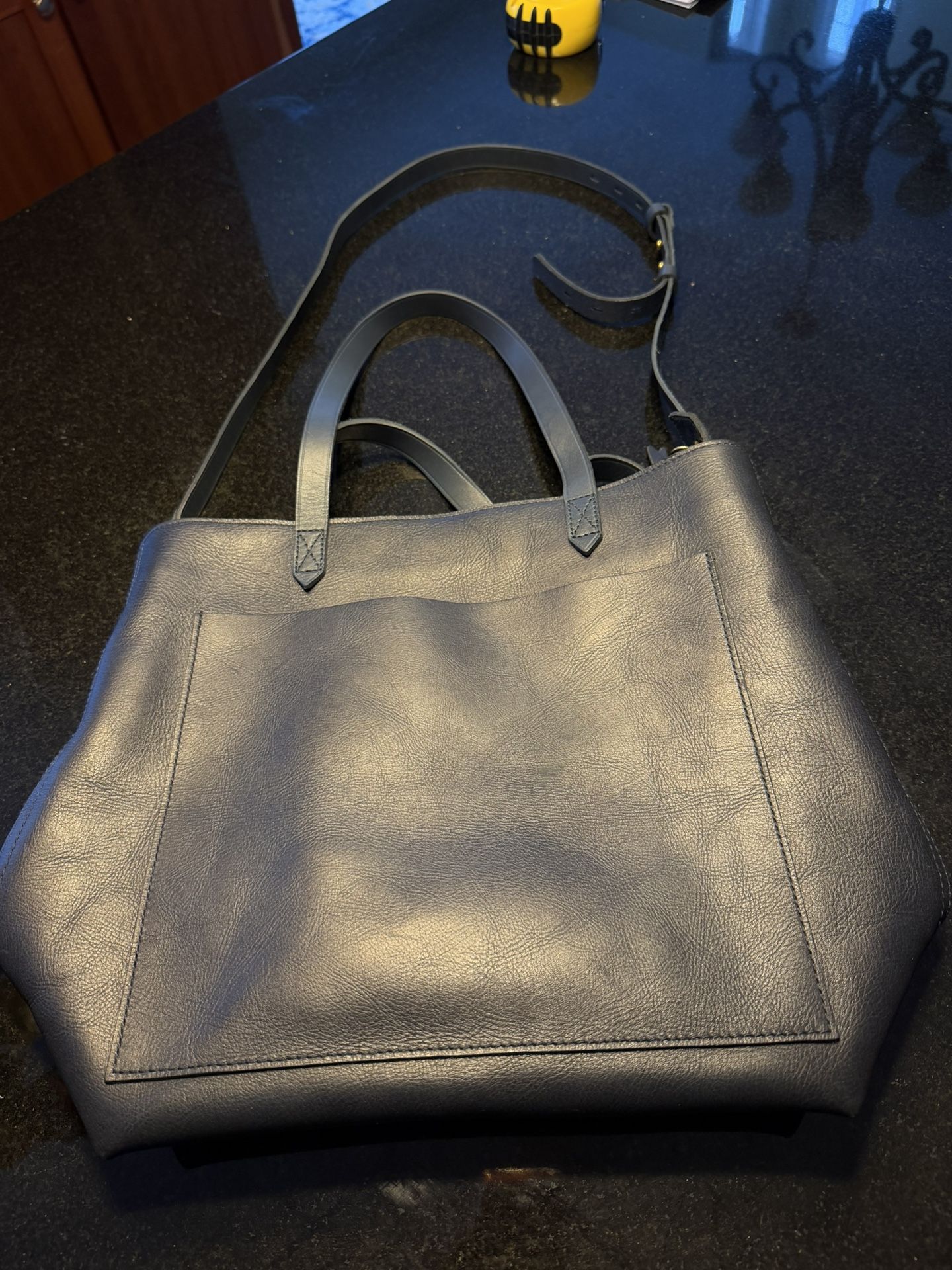Madewell Large Leather Bag In Like New Condition 