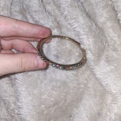 Stainless Steel Gemed Baby Bracelet