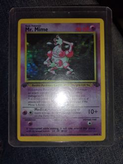Mr. Mime 1st Edition Holo Pokémon Card