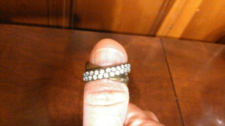 925 Silver 7 Pinky Ring with CZs