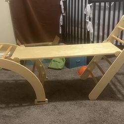 Montessori Pikler, Slide Climbing Rocking Chair 