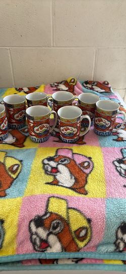 Vintage Takahashi San Francisco Imari Coffee Cup Mug, Japan w/ Gold Trim Set Of 8