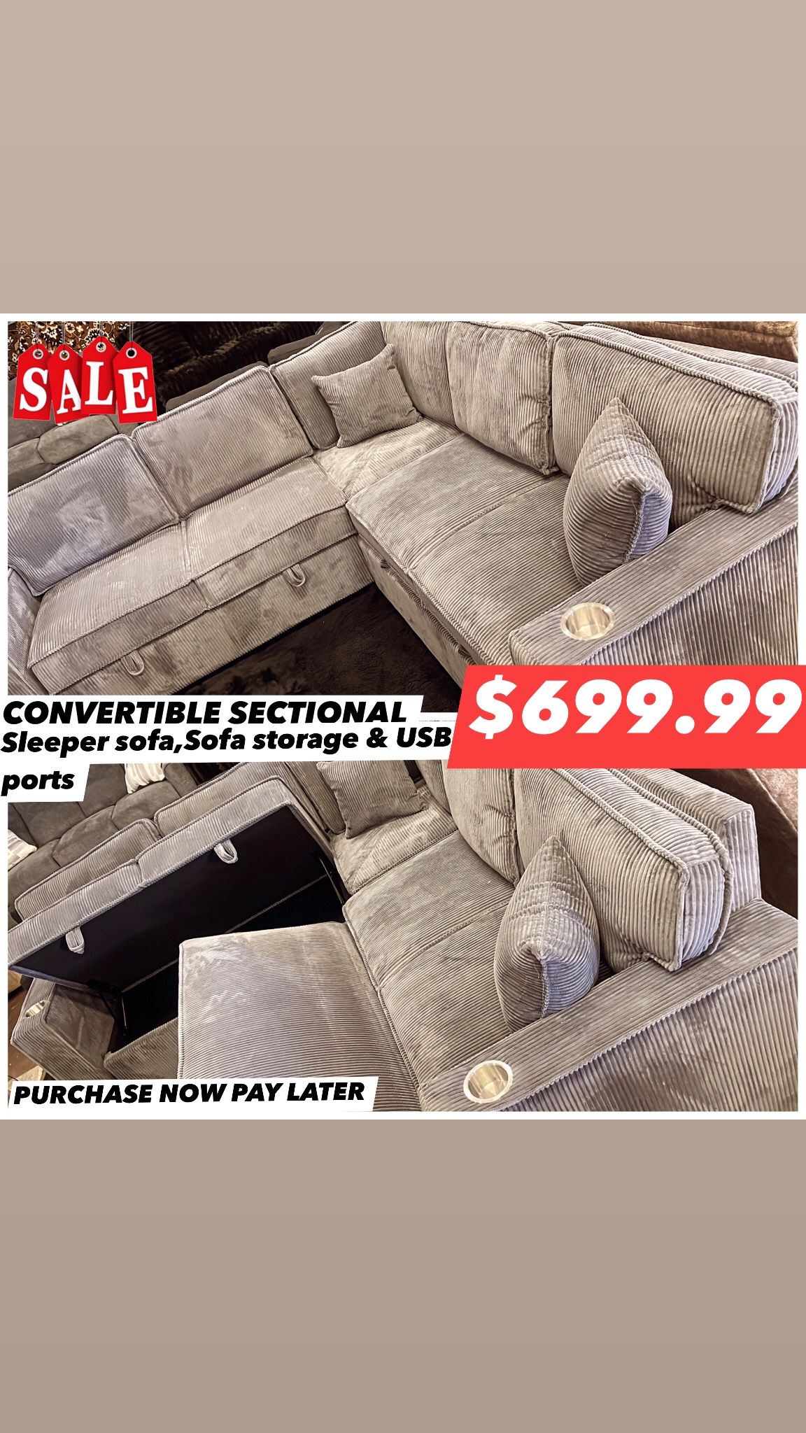 Convertible Sofa Sleeper