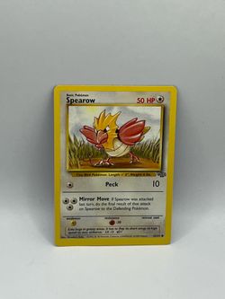 Pokemon Jungle Spearow Card #62
