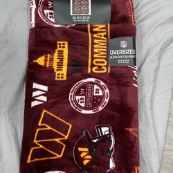 Commanders Oversized Blanket