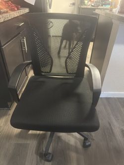 Office Chair and Desk