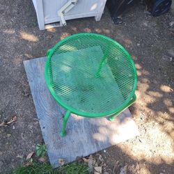 Green Metal Table