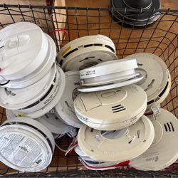 13 hardwired smoke & CO detectors