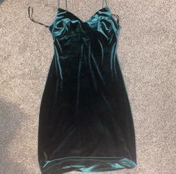 Velvet mini dress