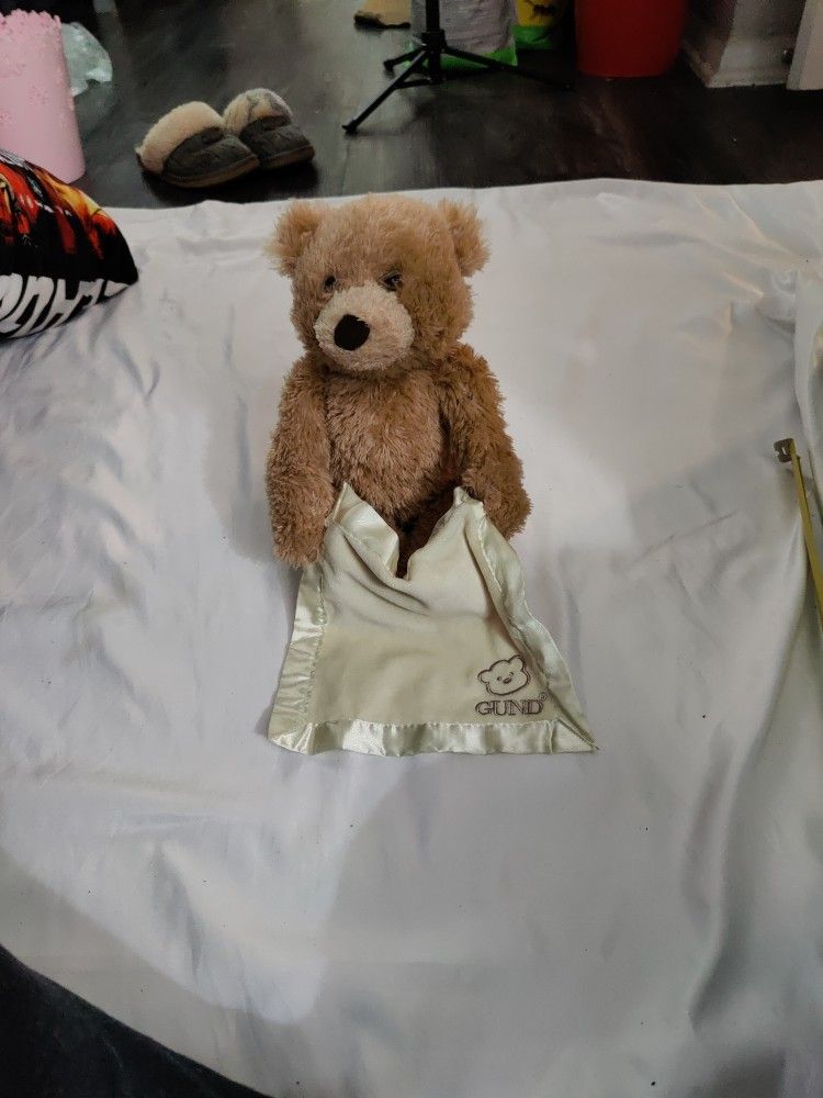 GUND Baby Peek-A-Boo Animated Teddy Bear