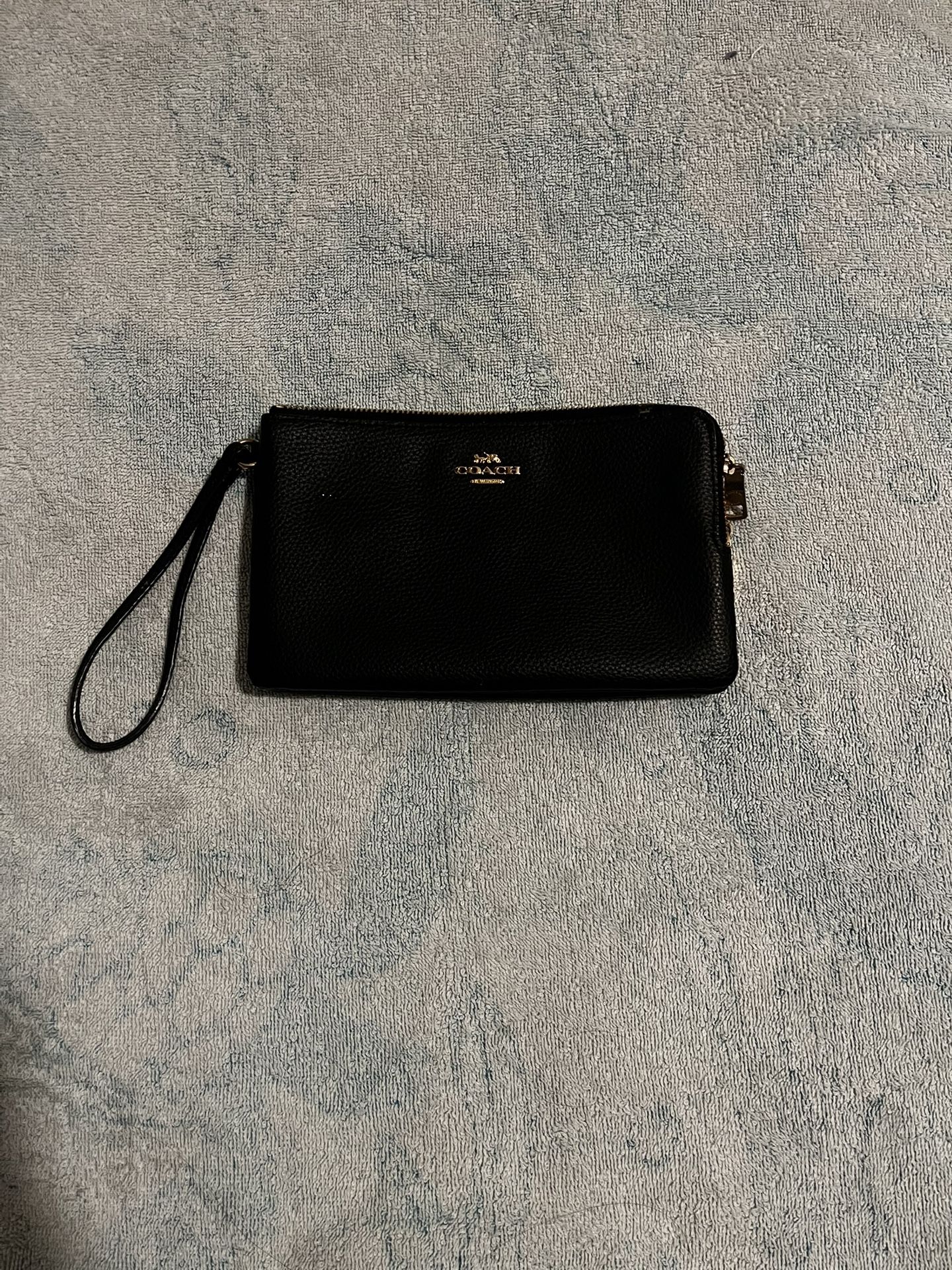 Black Coach wristlet