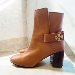 Tory Burch Leather Ankle Boots - Women’s 7.5