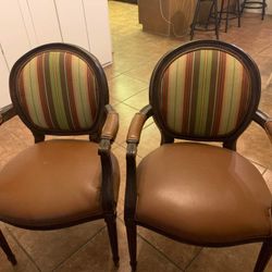 2 antique chairs