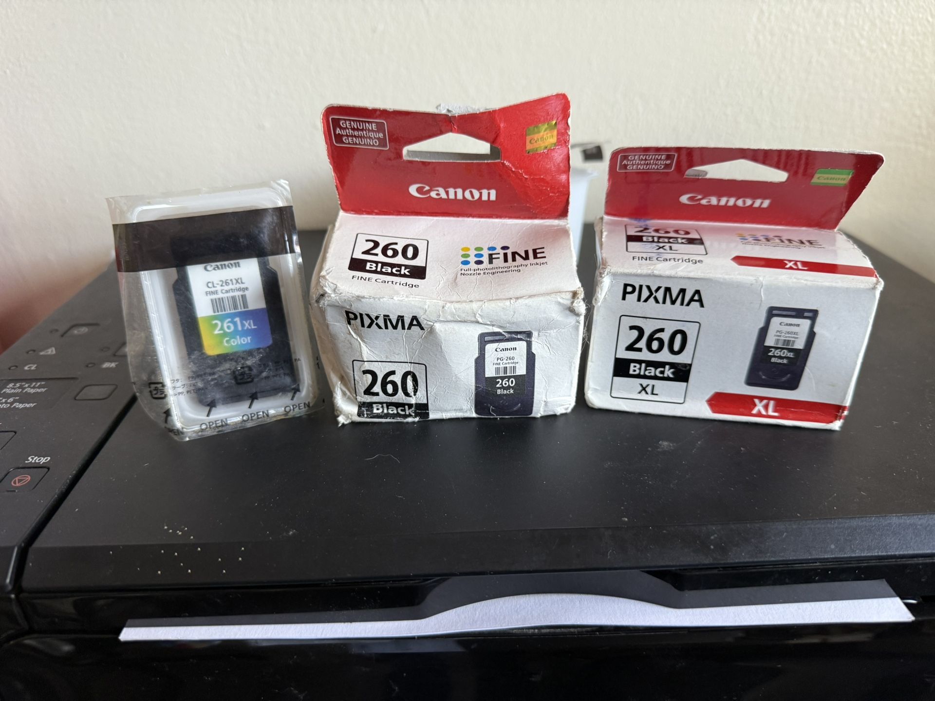 🖨️ Canon 260XL & 261XL Printer Ink Cartridges – Brand New (Modesto) – $60 OBO