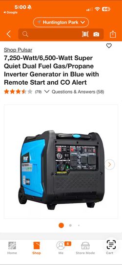 7,250-Watt/6,500-Watt Súper quiet