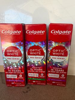 Colgate optic white toothpaste