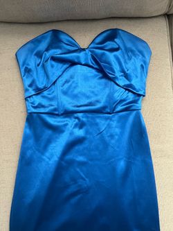 Women’s blue dress