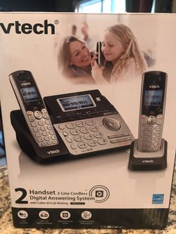 Vetech Handset 2 Line Cordless digital Answering System 
