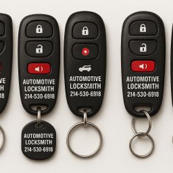 Car Keys / Remotes / Smart Keys / Llaves de Carro / Controles / FOB