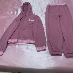 Pink & purple tracksuit
