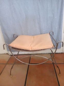 MCM Hollywood Regency Vanity chair