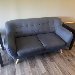 Small Blue Couch 