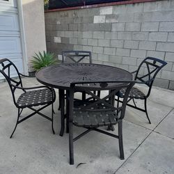 5pc Outdoor Dining Set aluminum