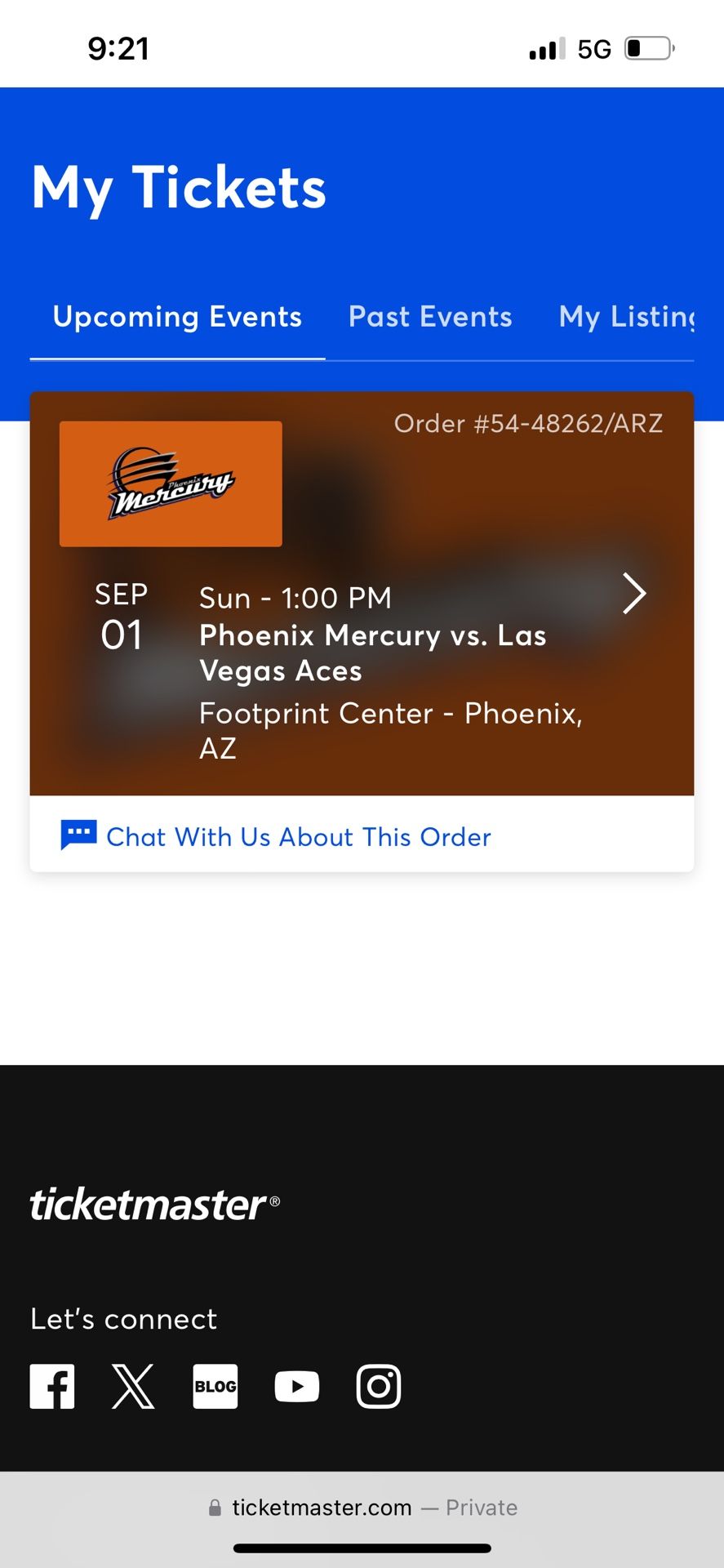 WNBA Basketball Tickets