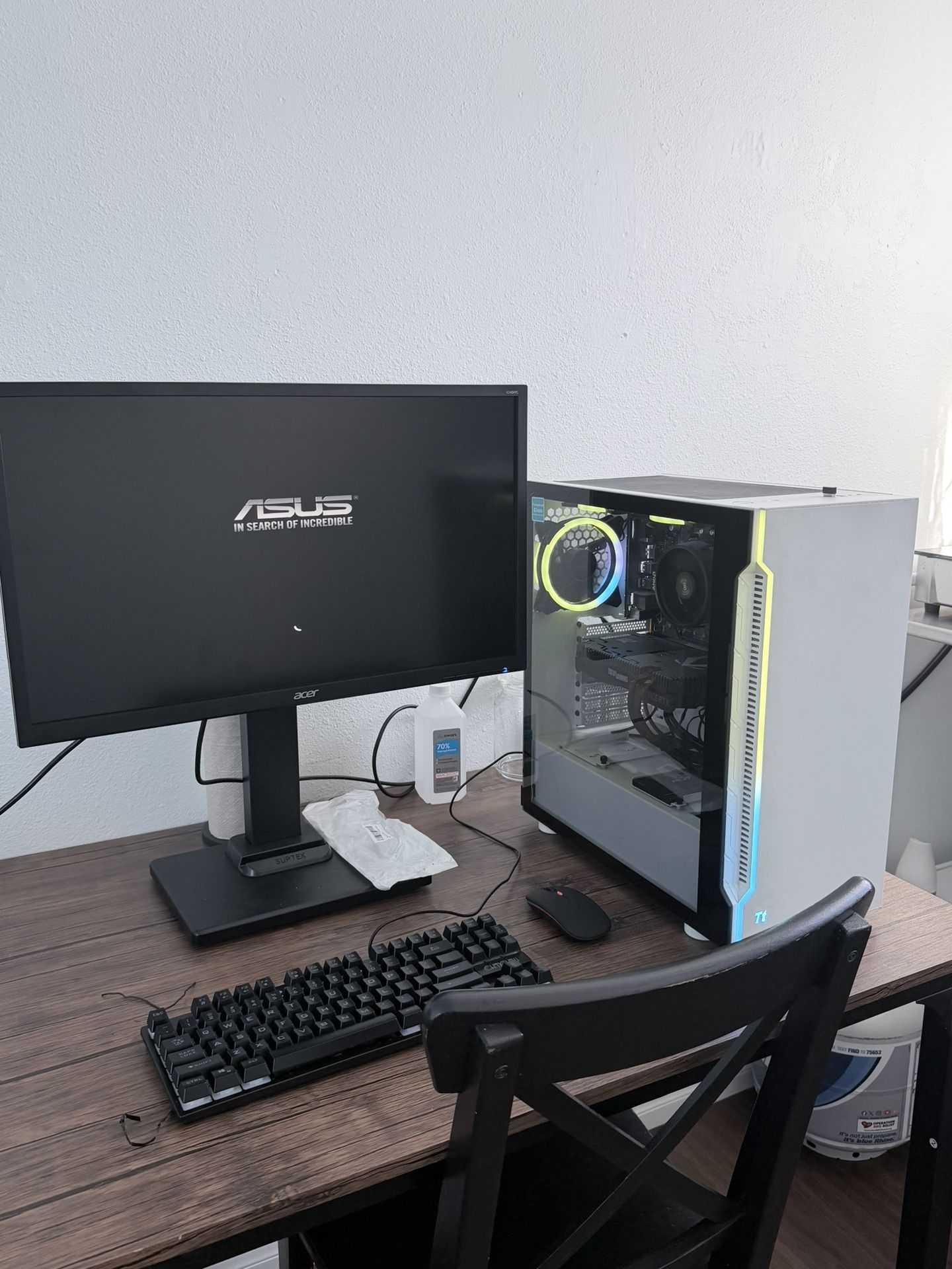 Skytech Archangel Prebuilt Gaming Pc Set