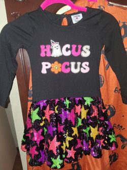 Counting Daisies Girls Halloween Hocus Pocus Dress