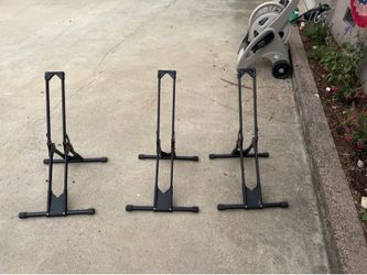 Bike rack stands