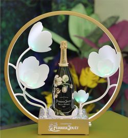 Perrier-Jouët champagne branded display