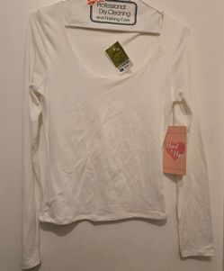 Bearsland white long sleeve blouse