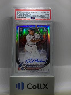2025 Bowman Chrome Chrome Rookie Autographs Drake Baldwin