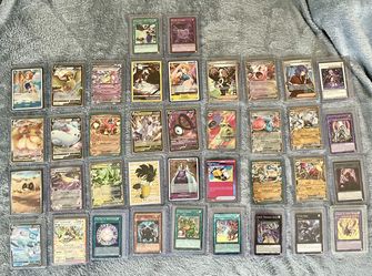 Huge Pokémon + Yu-Gi-Oh + Anime Card Lot (Full Art, V, EX, Holos, Trainers)  