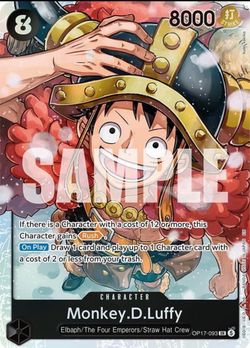 One Piece TCG Monkey.D.Luffy OP17-093 SR Card