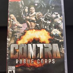 I’m asking$25 for Contra Rogue Corps for the Nintendo switch concert the original case no deliveries