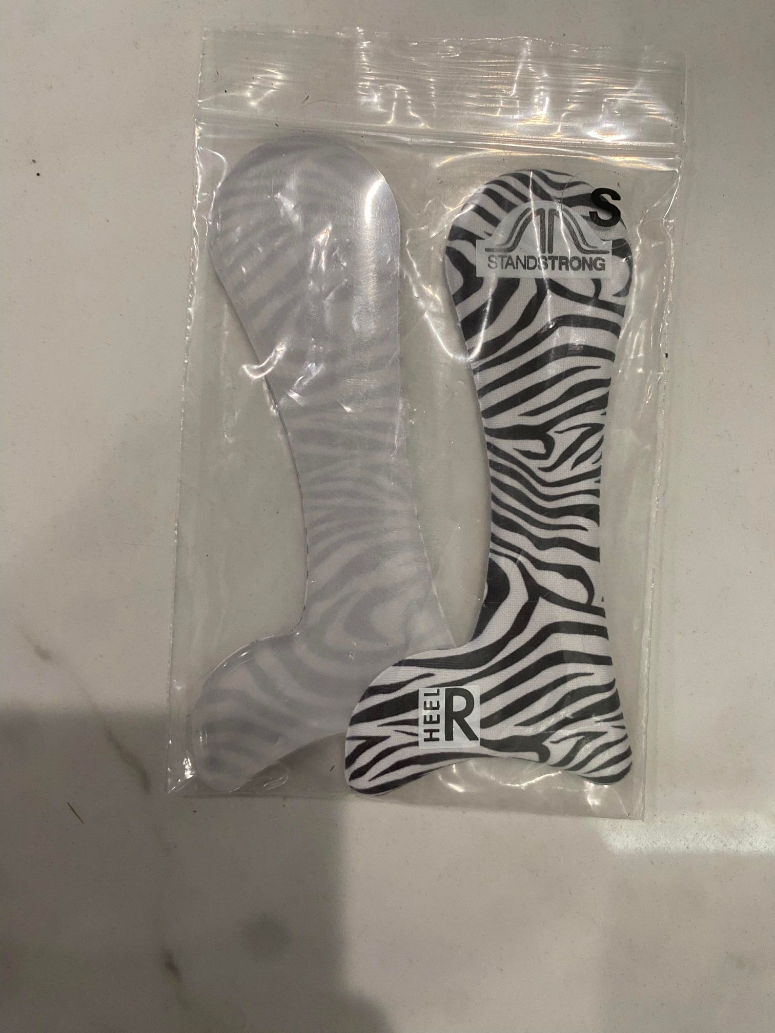 ARCH SUPPORT PADS ZEBRA PRINT STAND STRONG