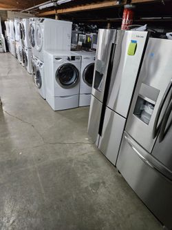 Affordable Gently Used Refurbished Reconditioned Certified Appliances Washer Dryer Refrigerator Oven Stove Stackable Free Warranty