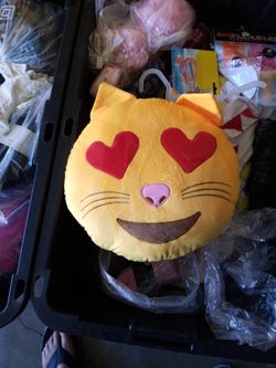 Cat Emoji Pillow ~ $7