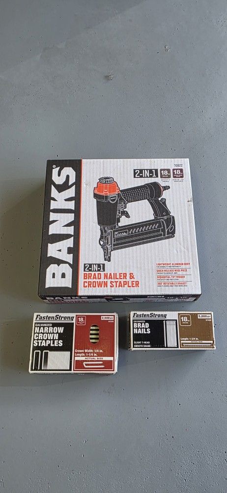 Banks Brad Nailgun With Brad Nails