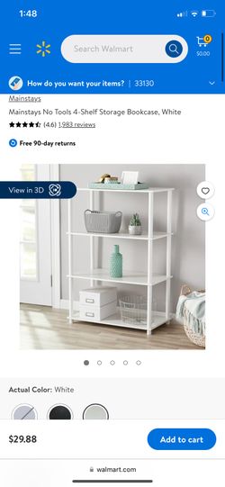 Mainstays Open Bookshelf