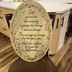 Serenity prayer Plaque