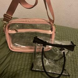 Clear Bags/ Concert Bags $10 For BOTH