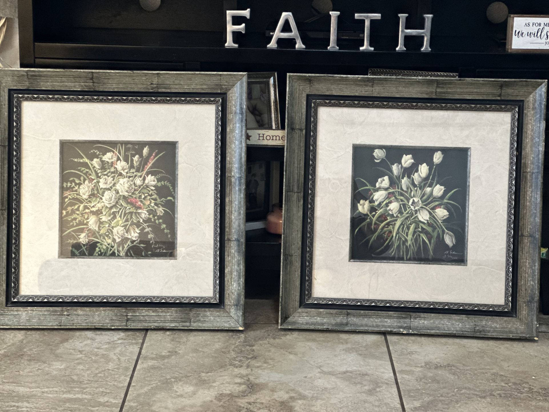 Very Heavy Beautiful Paragon Picture Gallery Set Frames by the artist C. Winterle Olson.