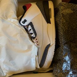 JORDAN 3 RETRO DENIM SE 'FIRE RED'