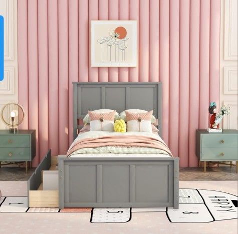 Twin Bed With Mattress And Box Spring