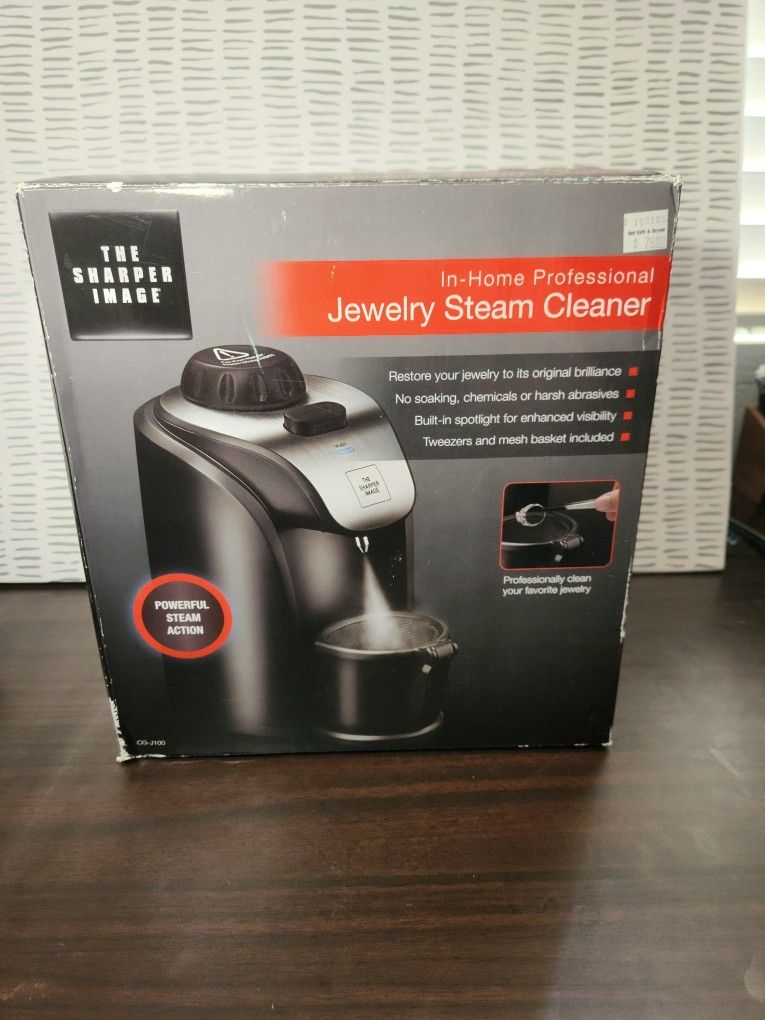 Sharper Image In-Home Professional Jewelry Steam Cleaner CG-J100 NEW Open Box